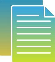 Papers Icon Symbol Art vector