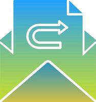 Reply Message Icon Symbol Art vector