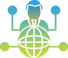 Outsource Icon Symbol Art vector