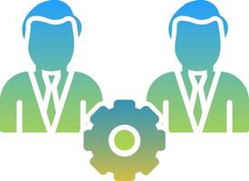 Management Service Icon Symbol Art vector
