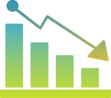 Depreciation Icon Symbol Art vector