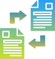 Data Transfer Icon Symbol Art vector