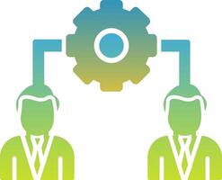 Human Resources Icon Symbol Art vector
