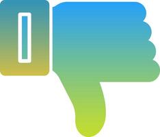 Dislike Icon Symbol Art vector