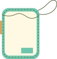 Zero Waste Element with Cartoon Design Concept vector