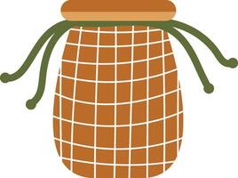 Zero Waste Element in Cartoon Style. vector