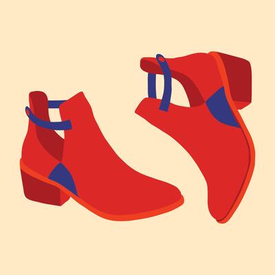 Simple woman boots