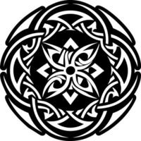 Celtic pattern icon in filled style vector