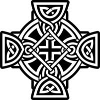 Religious knot icon in filled style vector