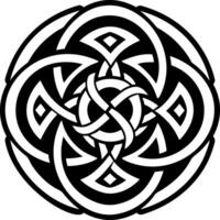 Symbol knot icon in solid style vector