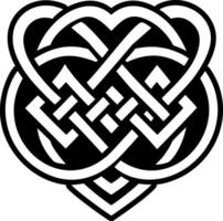 Double knot icon in solid style vector