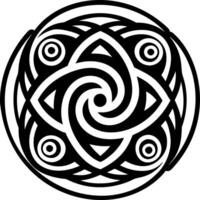 Guardian spiral icon in filled style vector