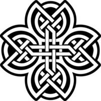 A solid style icon of infinite cross symbol vector