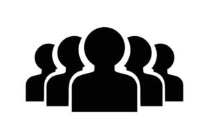 Social Network Users Icon for Digital Marketing, group of people icon, group of users icon, team members icon, user profile vector
