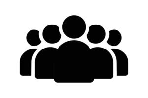 Group of Users Icon for Community and Networking, group of people icon, group of users icon, team members icon, user profile vector