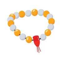 Take a look at this amazing icon of prayer beads in modern design style vector