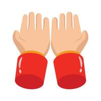 Grab this amazing praying hands icon design, ready to use vector