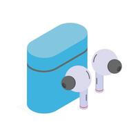 Get this amazing icon of wireless earbuds, ready to use vector