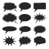 Blank Talk Bubbles for Messages vector