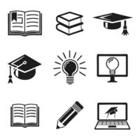 Learning Technology Icon Set vector