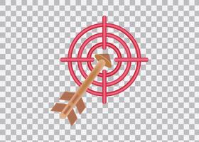 target and arrow pro vector