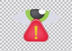 eye 3d render icons vector