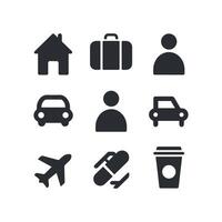 Newest Travel Icons Collectio Set vector