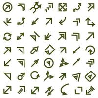 Arrows for your design. Different arrows. Arrows for templates and backgrounds. vector