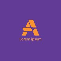 Abstract Modern Letter A Logo vector