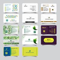 Beautiful Business Card Template Design Bundle vector