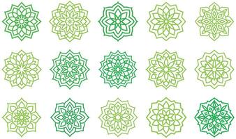 Creative Mandala Pattern Illustrations Bundle vector