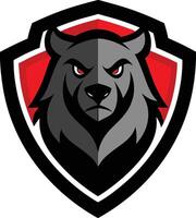 Abstract Bear Logo Icon vector
