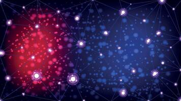 abstract network background with connected dots and circles, abstract christmas lights background, Abstract Network Connection vector