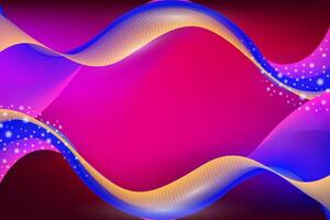 A colourful abstract modern background with wavy lines and stars, Vibrant Wave Background for desktop wallpaper , abstract background with waves vector