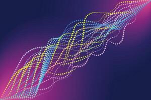 abstract background with dots and lines, Abstract Flowing Wave, , abstract background with dna vector