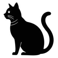 Creative Devon Rex cat silhouette icon for logos, branding, and digital art vector