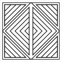 black and white art deco simple seamless pattern vector