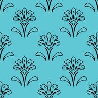 decorative Floral Pattern. vector