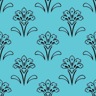 decorative Floral Pattern.