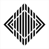 geometric ornament decorative pattern set. vector