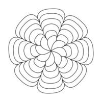 Intricate Mandala Tattoo Design and Stencil Instant Digital Design vector