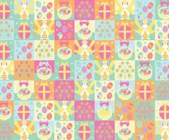 modular colored easter background vector