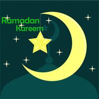 Ramadan kareem greeting card vector