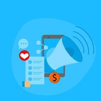 How to use social media to grow your business vector