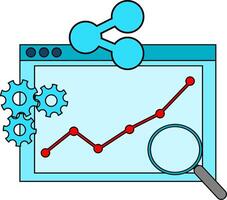 How to use google analytics to improve your business vector