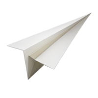 A Detailed 3D Rendering of a Folded Paper Airplane png