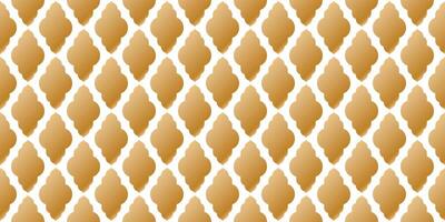 a gold and white pattern with a diamond shape vector