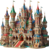 Fantasy Castle Architecture png