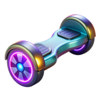 3D Render of a Futuristic Hoverboard png