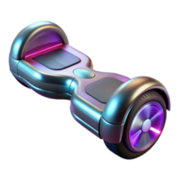 wonderful artistic Futuristic Hoverboard 3D Render genuine png